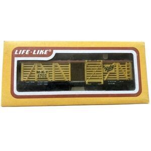 Life-Like 8460 The Katy Cattle Car HO Scale Train Car In Box